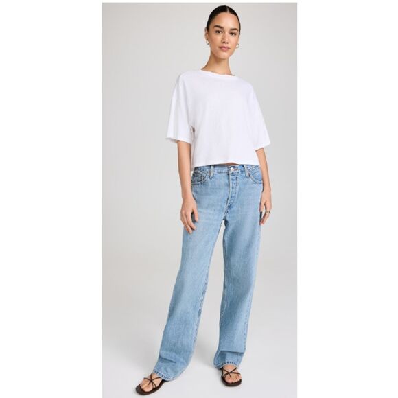 RE/DONE Originals The Long Loose High Rise Jeans Size 28